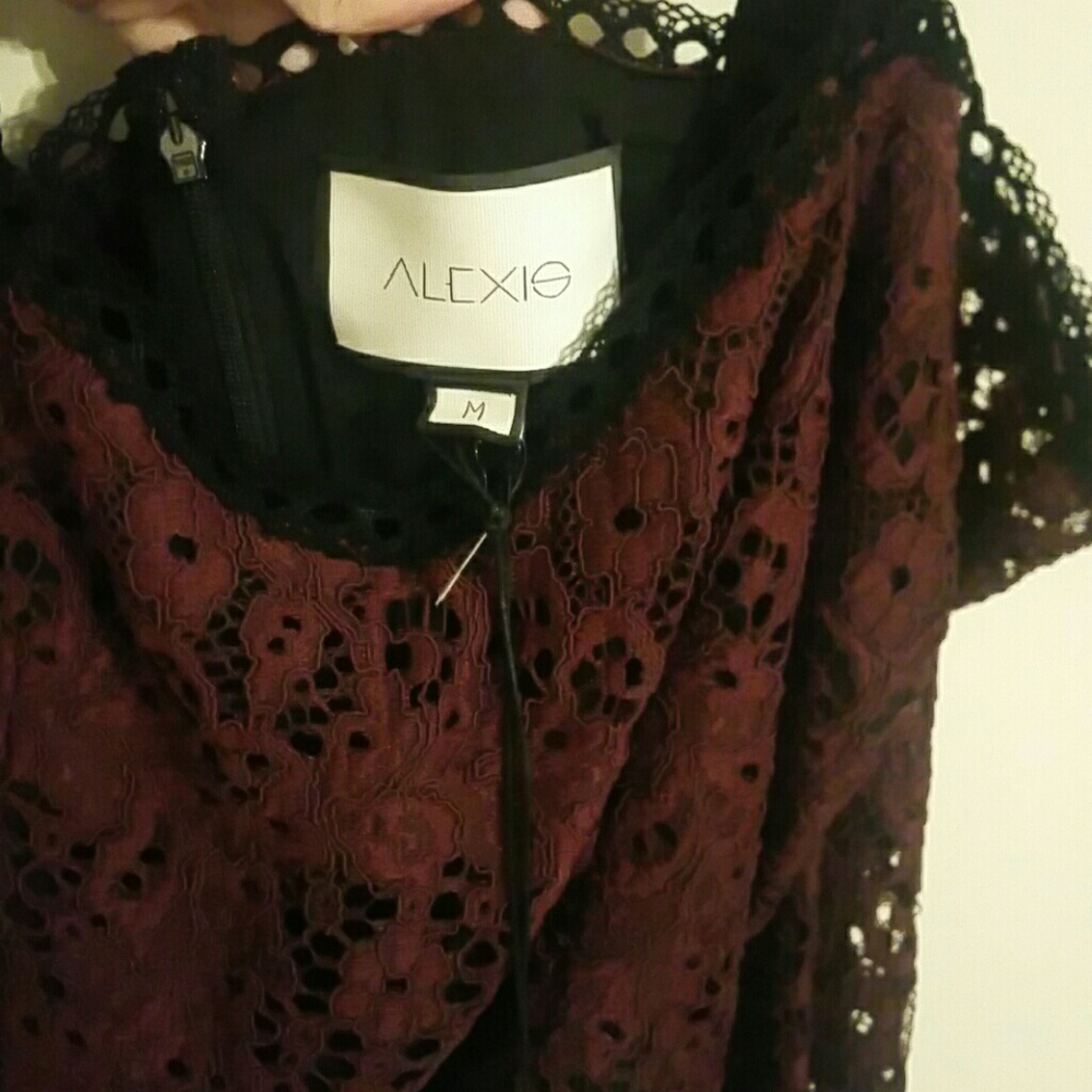 Alexis Burgundy Krysten Top M - Picture 4 of 4